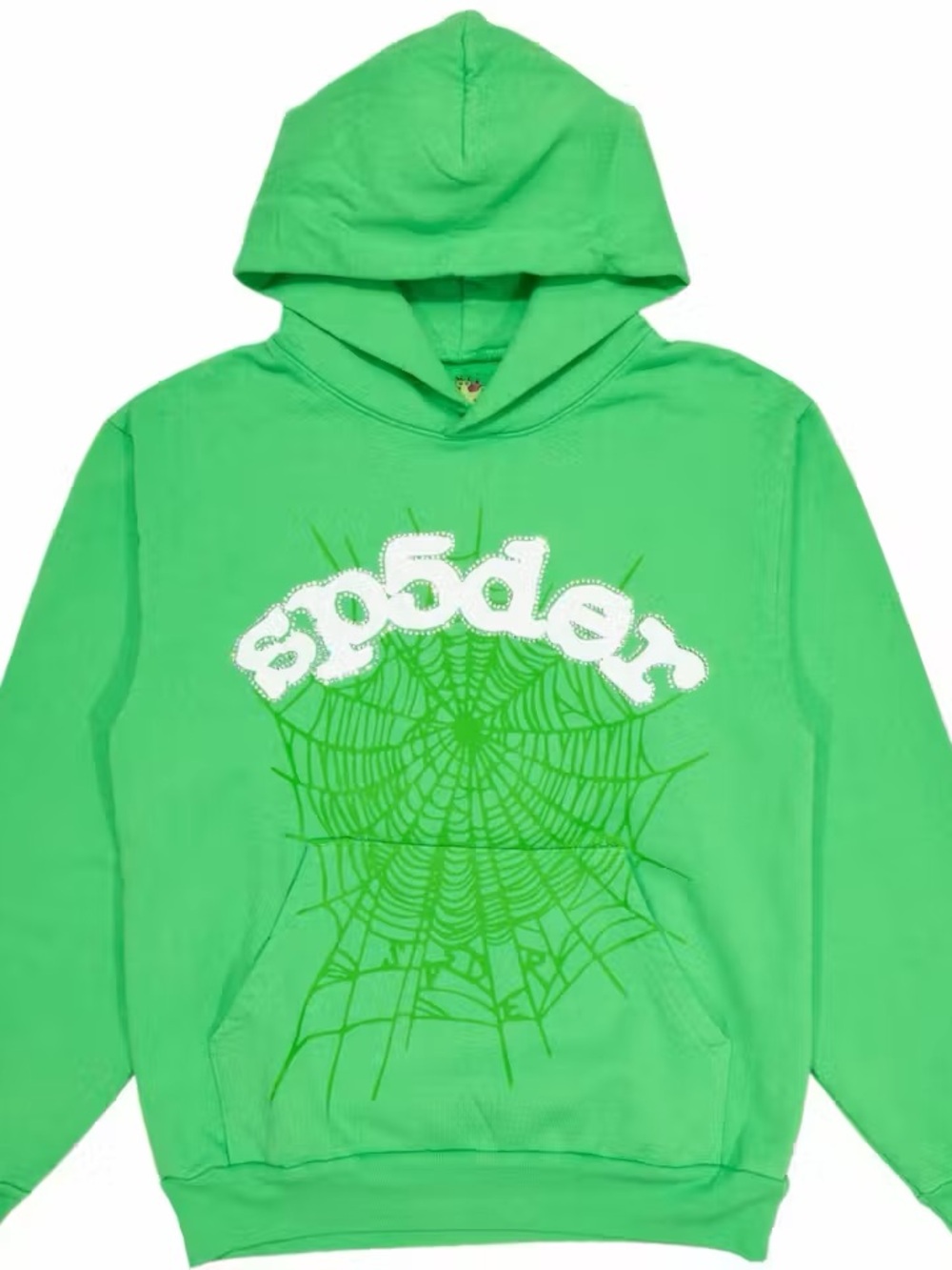 Sp5der Web Hoodie Slime Green